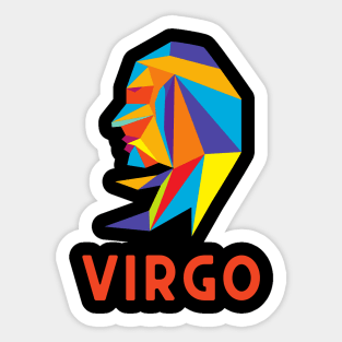 Virgo Zodiac Artwork Sticker